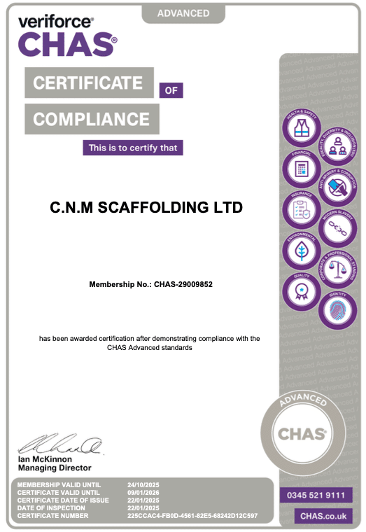 CHAS Advanced Certificate 2025