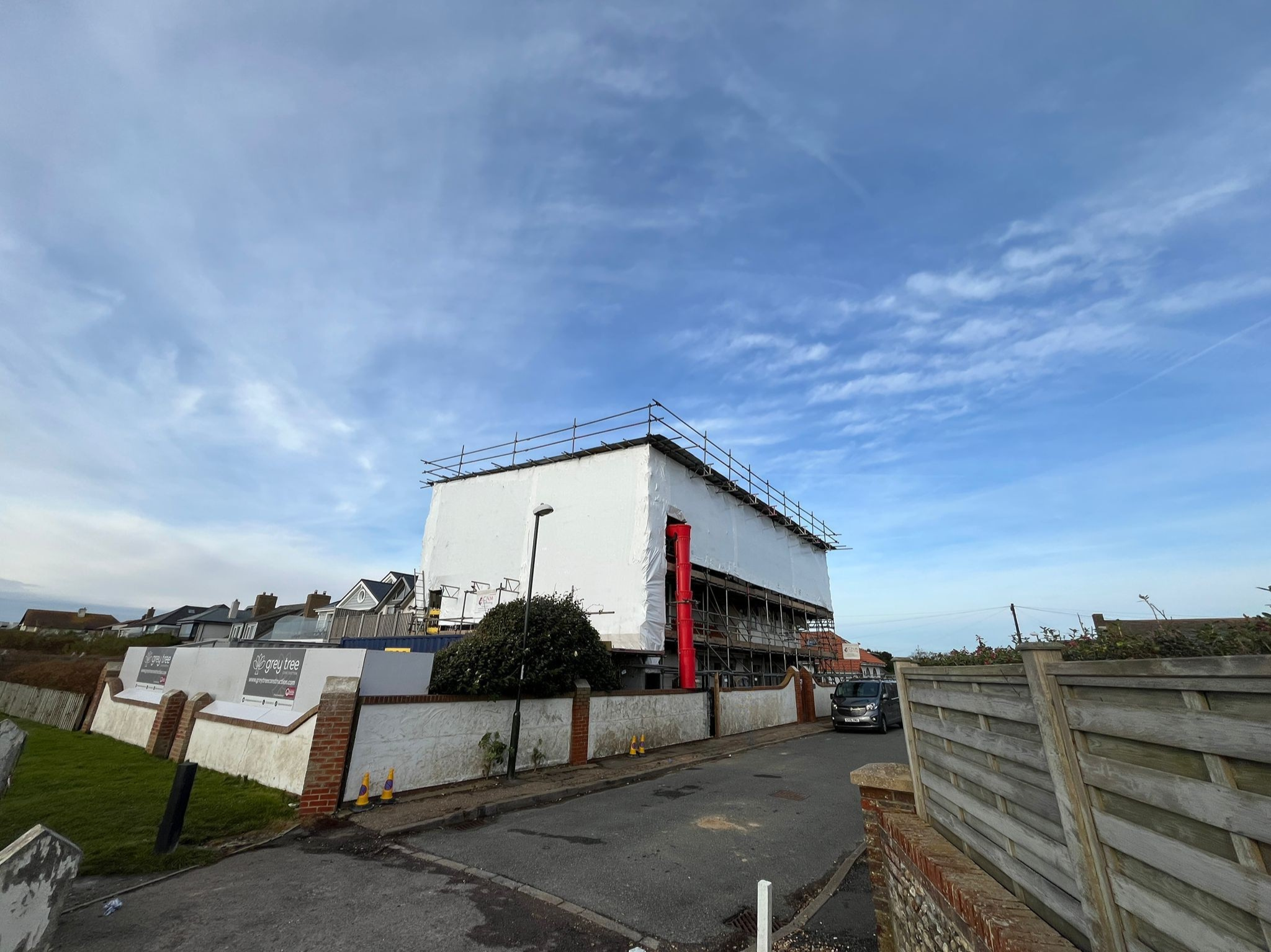 Beach House scaffolding project