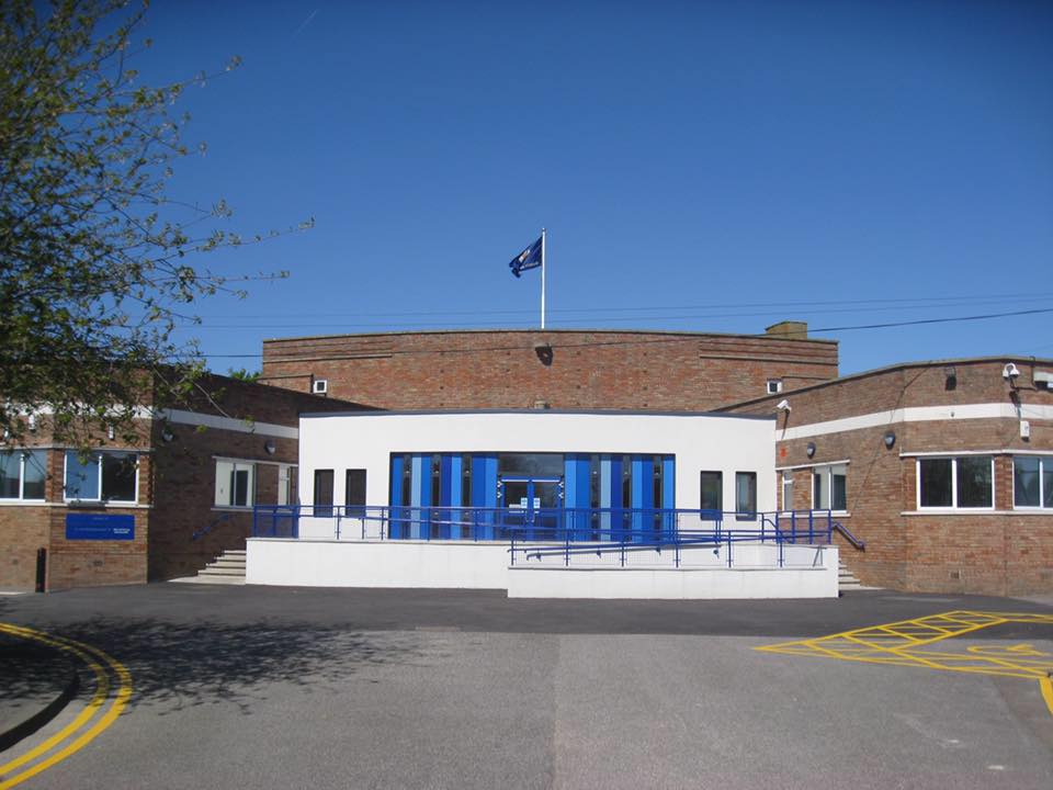 Thomas A Becket School, Worthing scaffolding project in Worthing