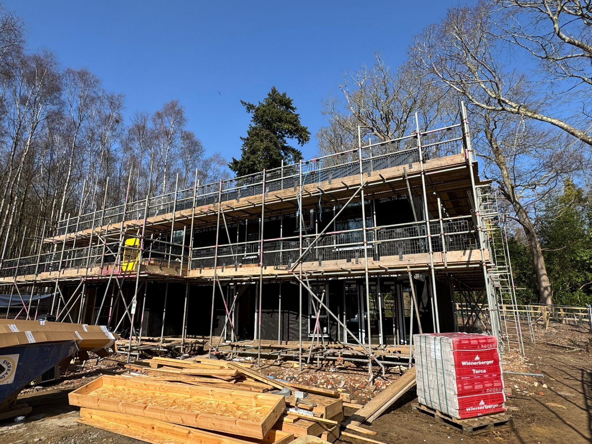 Forest Edge, Watersfield scaffolding project in Watersfield